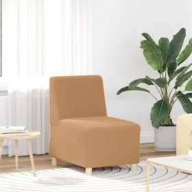 Sillón de sofá beige 55 cm tejido imitación lana rizada by , Sofas - Ref: Foro24-4108507, Price: 125,19 €, Discount: %