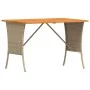 Juego de sofás de jardín con cojines beige 3 pzas ratán PE by , Garden sets - Ref: Foro24-3365344, Price: 435,26 €, Discount: %