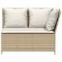 Juego de sofás de jardín con cojines beige 3 pzas ratán PE by , Garden sets - Ref: Foro24-3365344, Price: 435,26 €, Discount: %