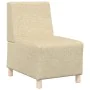 Sillón Sofá Tela Crema 55 cm by , Sofas - Ref: Foro24-4108475, Price: 120,38 €, Discount: %