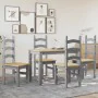 Juego de comedor Panama 5 pzas madera maciza de pino gris by , Furniture sets for kitchens and dining rooms - Ref: Foro24-334...