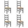 Juego de comedor Panama 5 pzas madera maciza de pino gris by , Furniture sets for kitchens and dining rooms - Ref: Foro24-334...