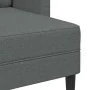 Sofá de 2 plazas con chaise longue en forma L gris oscuro 125cm by , Sofas - Ref: Foro24-4107062, Price: 303,60 €, Discount: %