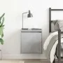 Mesilla de noche de pared gris hormigón 38x34x40 cm von , Nachttische - Ref: Foro24-861235, Preis: 37,51 €, Rabatt: %