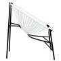 Silla de jardín con forma huevo ratán sintético blanco y negro von , Gartenstühle - Ref: Foro24-4009288, Preis: 93,63 €, Raba...