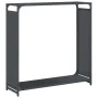 Leñero antracita 90x28x90 cm Acero laminado en frío de , Bolsas y soportes de leña - Ref: Foro24-864217, Precio: 64,19 €, Des...