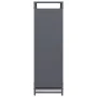 Leñero antracita 90x28x90 cm Acero laminado en frío de , Bolsas y soportes de leña - Ref: Foro24-864217, Precio: 64,19 €, Des...