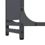 Leñero antracita 90x28x90 cm Acero laminado en frío de , Bolsas y soportes de leña - Ref: Foro24-864217, Precio: 64,19 €, Des...
