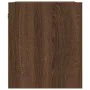 Mesillas de noche de pared 2 uds roble marrón 38x34x40 cm by , Nightstands - Ref: Foro24-861242, Price: 65,17 €, Discount: %