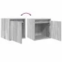 Mesillas de noche de pared 2 uds gris Sonoma 38x34x40 cm von , Nachttische - Ref: Foro24-861240, Preis: 65,17 €, Rabatt: %