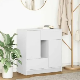 Aparador con cajones y puertas blanco 70,5x34x74,5 cm by , Sideboards - Ref: Foro24-861841, Price: 103,42 €, Discount: %