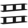 Estantes de pared 2 uds roble negro 90x18x20 cm von , Regale und Regale - Ref: Foro24-862061, Preis: 42,16 €, Rabatt: %