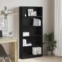 Estantería de madera de roble negro 80x24x176 cm von , Bücherregale und Regale - Ref: Foro24-862456, Preis: 101,26 €, Rabatt: %