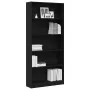 Estantería de madera de roble negro 80x24x176 cm von , Bücherregale und Regale - Ref: Foro24-862456, Preis: 101,26 €, Rabatt: %
