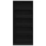 Estantería de madera de roble negro 80x24x176 cm von , Bücherregale und Regale - Ref: Foro24-862456, Preis: 101,26 €, Rabatt: %