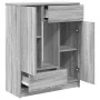 Aparador con cajones y puertas gris Sonoma 73x31x90 cm by , Sideboards - Ref: Foro24-861855, Price: 101,33 €, Discount: %