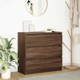 Aparador roble marrón 80x35x76 cm madera de ingeniería by , Sideboards - Ref: Foro24-861739, Price: 101,33 €, Discount: %