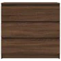 Aparador roble marrón 80x35x76 cm madera de ingeniería by , Sideboards - Ref: Foro24-861739, Price: 101,30 €, Discount: %