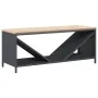Leñero con tablero de madera antracita 100,5x35,5x40 cm von , Brennholztaschen und -halter - Ref: Foro24-864257, Preis: 115,3...