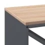 Leñero con tablero de madera antracita 100,5x35,5x40 cm von , Brennholztaschen und -halter - Ref: Foro24-864257, Preis: 115,3...