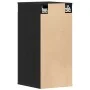 Zapatero de madera de roble negro 32x35x70 cm by , Shoe racks and shoe organizers - Ref: Foro24-862075, Price: 64,52 €, Disco...