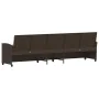 Sofá de jardín con cojines 5 plazas ratán sintético marrón von , Gartensets - Ref: Foro24-4104113, Preis: 336,91 €, Rabatt: %