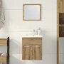 Juego de muebles baño 2 piezas madera ingeniería roble artisan by , Bathroom furniture - Ref: Foro24-862037, Price: 56,82 €, ...