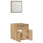 Juego de muebles baño 2 piezas madera ingeniería roble artisan by , Bathroom furniture - Ref: Foro24-862037, Price: 56,82 €, ...