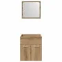 Juego de muebles baño 2 piezas madera ingeniería roble artisan by , Bathroom furniture - Ref: Foro24-862037, Price: 56,82 €, ...