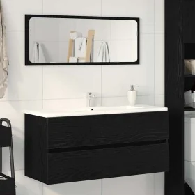 Mueble para lavabo roble negro 100x38,5x45 cm madera ingeniería von , Badezimmermöbel - Ref: Foro24-862545, Preis: 71,27 €, R...