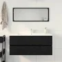 Mueble para lavabo roble negro 100x38,5x45 cm madera ingeniería by , Bathroom furniture - Ref: Foro24-862545, Price: 71,27 €,...