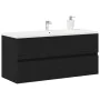 Mueble para lavabo roble negro 100x38,5x45 cm madera ingeniería by , Bathroom furniture - Ref: Foro24-862545, Price: 71,27 €,...