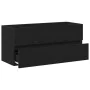 Mueble para lavabo roble negro 100x38,5x45 cm madera ingeniería by , Bathroom furniture - Ref: Foro24-862545, Price: 71,27 €,...