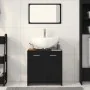 Mueble de baño con espejo de madera de ingeniería roble negro von , Badezimmermöbel - Ref: Foro24-862014, Preis: 66,66 €, Rab...