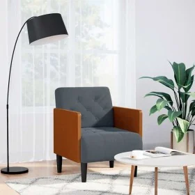 Sillón con reposabrazos Terciopelo Gris Oscuro 55 cm von , Sessel - Ref: Foro24-4100596, Preis: 145,97 €, Rabatt: %