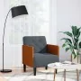 Sillón con reposabrazos Terciopelo Gris Oscuro 55 cm de , Sillones - Ref: Foro24-4100596, Precio: 145,97 €, Descuento: %