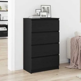 Aparador de roble negro 60x35x98,5 cm madera de ingeniería by , Sideboards - Ref: Foro24-861992, Price: 114,48 €, Discount: %