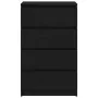 Aparador de roble negro 60x35x98,5 cm madera de ingeniería by , Sideboards - Ref: Foro24-861992, Price: 114,48 €, Discount: %