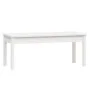 Banco de jardín madera maciza pino blanco 109x44x45 cm de vidaXL, Bancos de jardín - Ref: Foro24-824005, Precio: 70,08 €, Des...