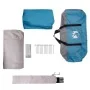 Tienda de campaña para 4 personas impermeable azul de , Tiendas de campaña - Ref: Foro24-4100665, Precio: 97,85 €, Descuento: %