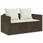 Set de muebles de jardín con cojines apilables 5 pzas marrón by , Outdoor sofas - Ref: Foro24-4104164, Price: 265,56 €, Disco...