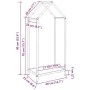 Leñero antracita 40x25x90 cm Acero laminado en frío by , Firewood bags and holders - Ref: Foro24-864297, Price: 41,15 €, Disc...