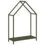 Leñero verde oliva 60x25x90 cm Acero laminado en frío by , Firewood bags and holders - Ref: Foro24-864310, Price: 39,59 €, Di...