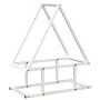 Leñero blanco 50x25x60 cm Acero laminado en frío de , Bolsas y soportes de leña - Ref: Foro24-864312, Precio: 29,98 €, Descue...