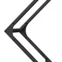 Leñero negro 80x25x80 cm Acero laminado en frío von , Brennholztaschen und -halter - Ref: Foro24-864283, Preis: 33,95 €, Raba...