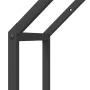 Leñero negro 40x25x90 cm Acero laminado en frío de , Bolsas y soportes de leña - Ref: Foro24-864295, Precio: 40,63 €, Descuen...