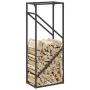 Leñero negro 40x25x100 cm Acero laminado en frío von , Brennholztaschen und -halter - Ref: Foro24-864331, Preis: 38,94 €, Rab...