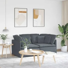 Sofá modular con cojines terciopelo gris oscuro by , Sofas - Ref: Foro24-3321250, Price: 421,94 €, Discount: %
