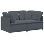 Sofá modular con cojines terciopelo gris oscuro by , Sofas - Ref: Foro24-3321250, Price: 421,94 €, Discount: %