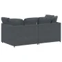 Sofá modular con cojines terciopelo gris oscuro by , Sofas - Ref: Foro24-3321250, Price: 421,94 €, Discount: %